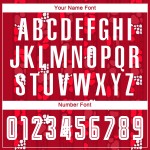 Custom Sublimation Jersey Home Red Uniform White Soccer Custom Sublimation Jersey Home Red Uniform White Soccer