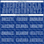 Custom Uniform Shape Sublimation Waves Jersey White Royal Soccer Custom Uniform Shape Sublimation Waves Jersey White Royal Soccer