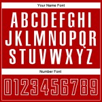 Sublimation Jersey Uniform Split Soccer Red-White Custom Gray Fashion