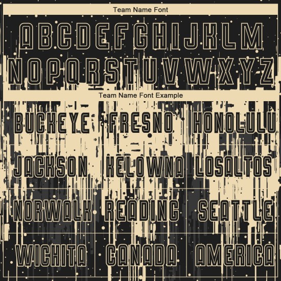 Cream Sublimation Custom Jersey City Soccer Black Uniform