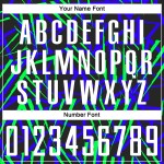 Soccer Custom Jersey Black Sublimation Green White-Neon Uniform Soccer Custom Jersey Black Sublimation Green White-Neon Uniform