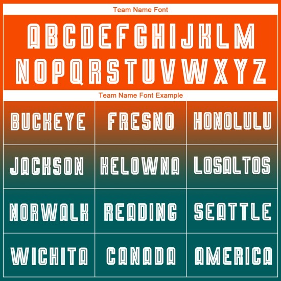 Jersey Fashion Sleeve Long Sublimation Fade White-Teal Orange Soccer Uniform Custom Jersey Fashion Sleeve Long Sublimation Fade White-Teal Orange Soccer Uniform Custom