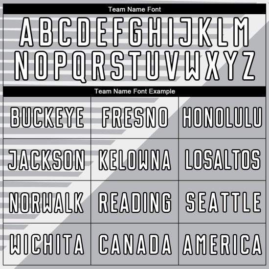 Uniform Custom Jersey White-Black Sublimation Gray Stripes Soccer Uniform Custom Jersey White-Black Sublimation Gray Stripes Soccer