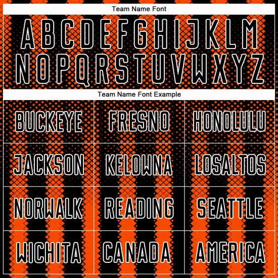 Jersey Shape Orange-White Black Uniform Custom Soccer Geometric Sublimation Jersey Shape Orange-White Black Uniform Custom Soccer Geometric Sublimation