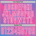 Jersey Line Soccer Custom Sublimation Uniform Pink-White Powder Blue