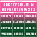 Sublimation Custom Soccer Jersey Pink Fade Uniform White-Green Long Sleeve Fashion