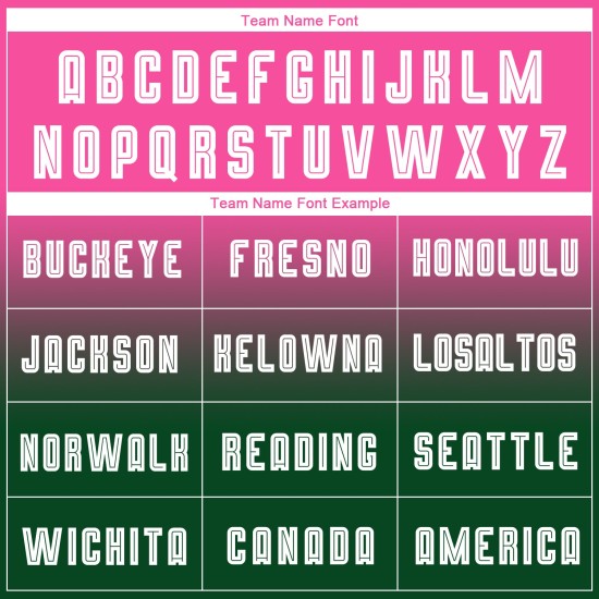 Sublimation Custom Soccer Jersey Pink Fade Uniform White-Green Long Sleeve Fashion