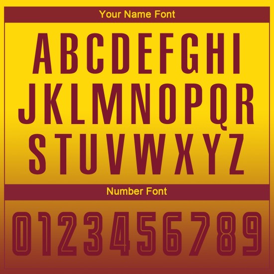 Sleeve Fashion Custom Long Uniform Fade Soccer Sublimation Jersey Crimson Gold Sleeve Fashion Custom Long Uniform Fade Soccer Sublimation Jersey Crimson Gold